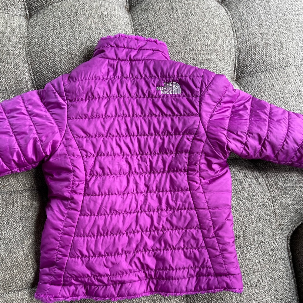 The North Face Reversible Mossbud Swirl Insulated Jacket - Girls' XS (6)